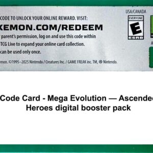 Code Card - Ascended Heroes Booster Pack - ME: Ascended Heroes (ASC)